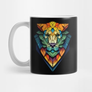 Glasswork lion Mug